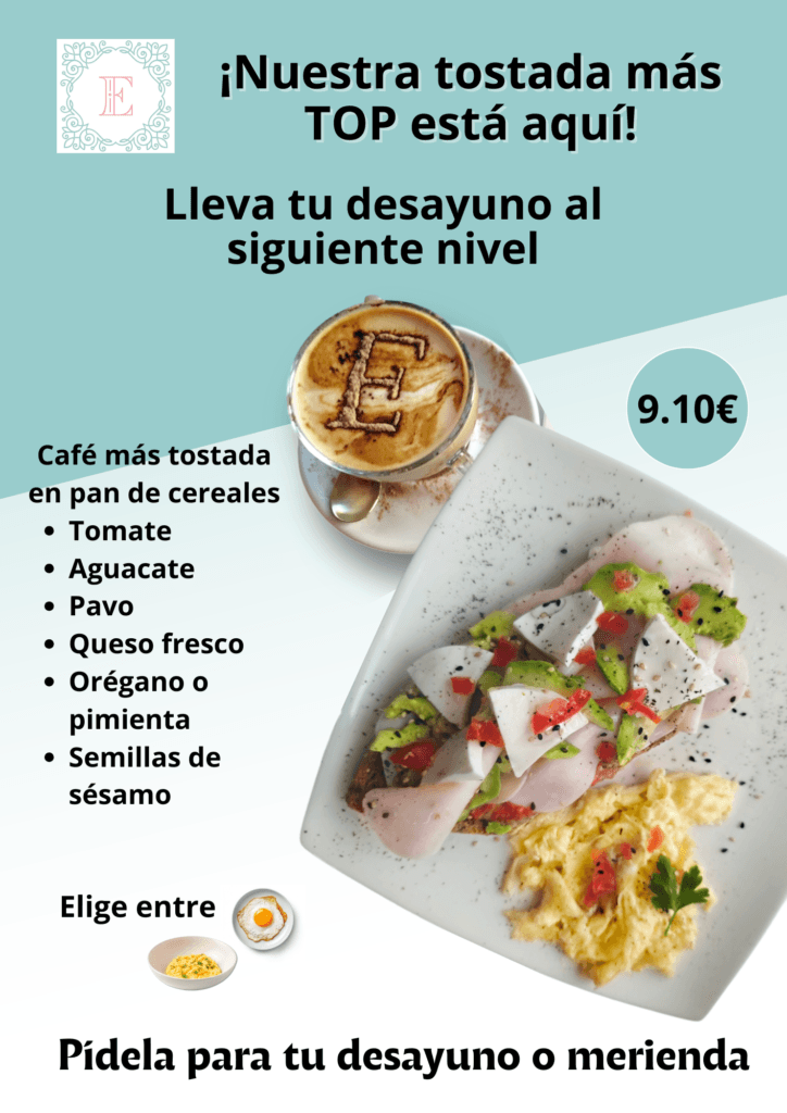 ¡Añade unos deliciosos huevos a la plancha o revuelos por solo 2€ más y lleva tu desayuno al siguiente nivel! (4)